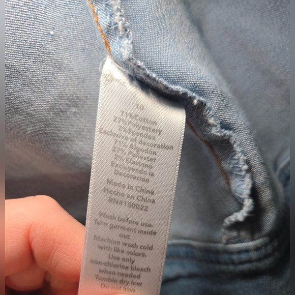 Disney Minnie Mouse Denim Jean Jacket Collection by Tutu Couture Girls Size 10 - Picture 5 of 5